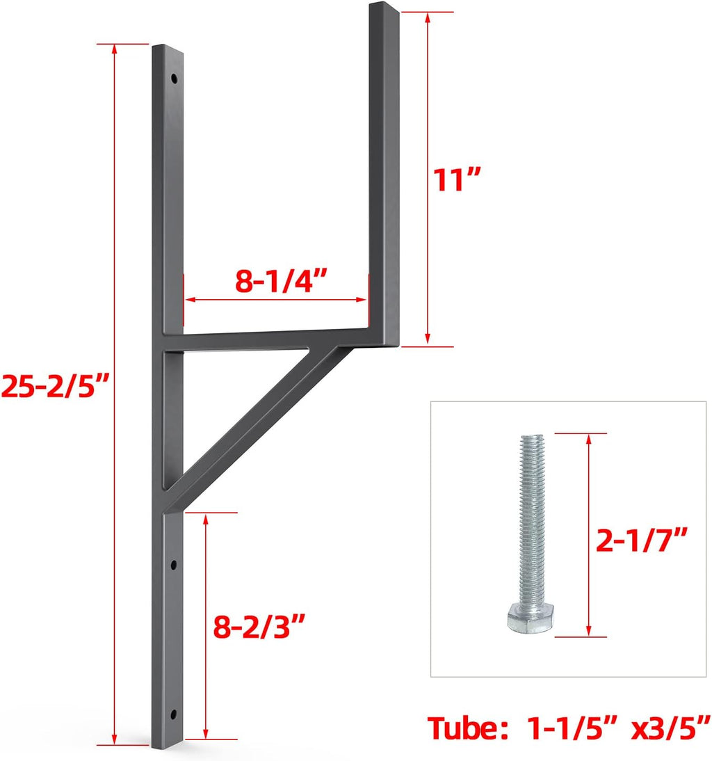 Heavy Duty Side Mount Trailer Ladder Rack J783