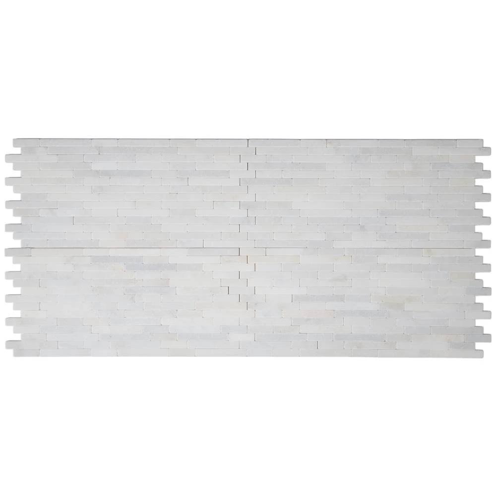 Greecian White Tumbled Marble Mosaic Tile (10 Sq. ft. / CASE) K778