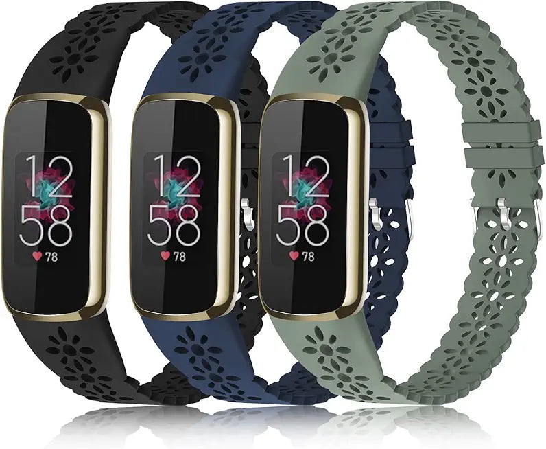 3 Pack Slim Silicone Sport Bands S407