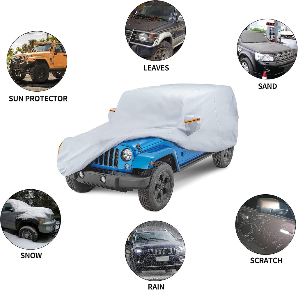 Waterproof Car Cover for Jeep Wrangler JK C5919