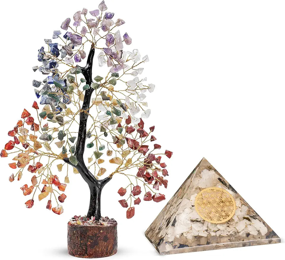 7 Chakra Tree of Life Crystal Tree H97888