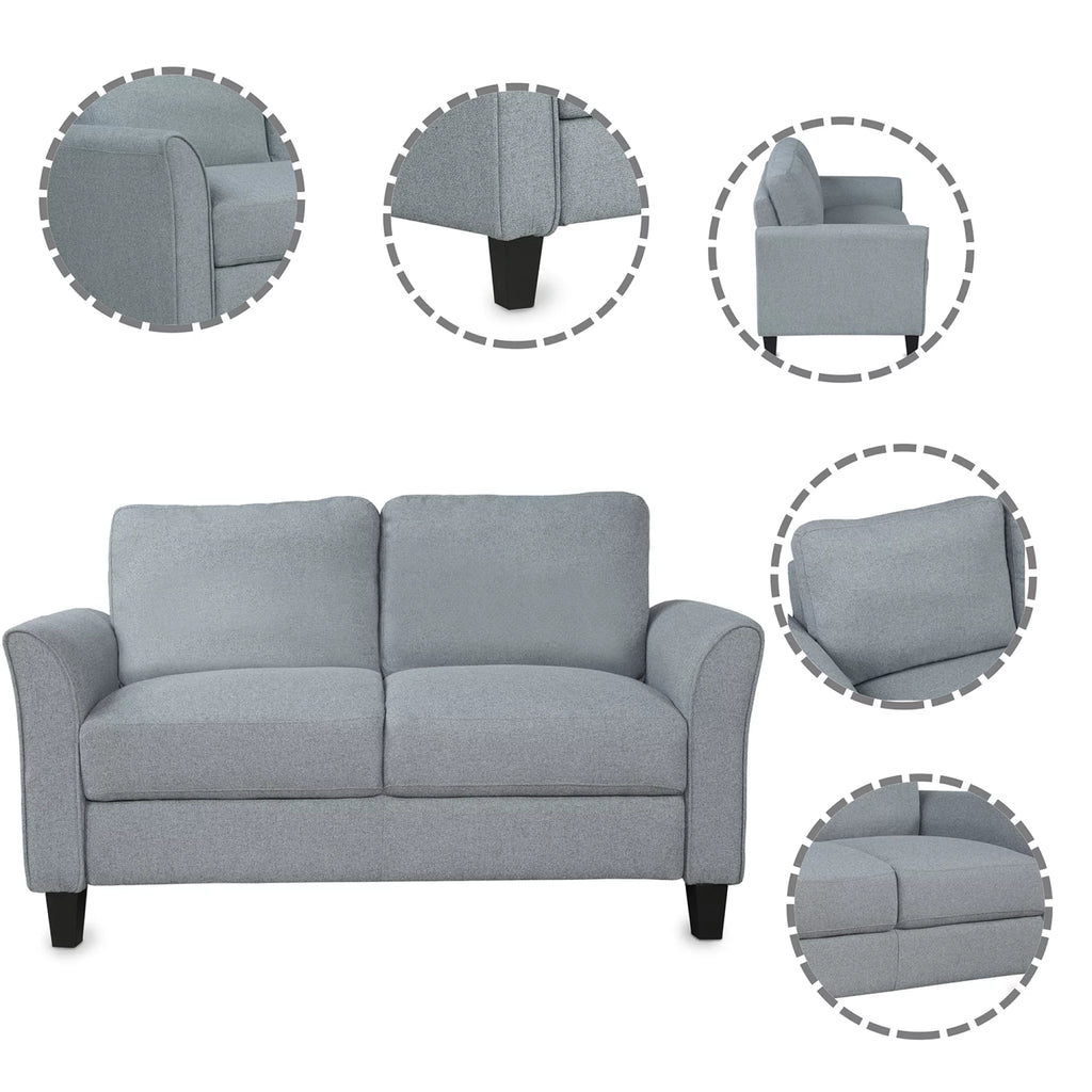 Gray Loveseat and 3-seat Sofa N32027