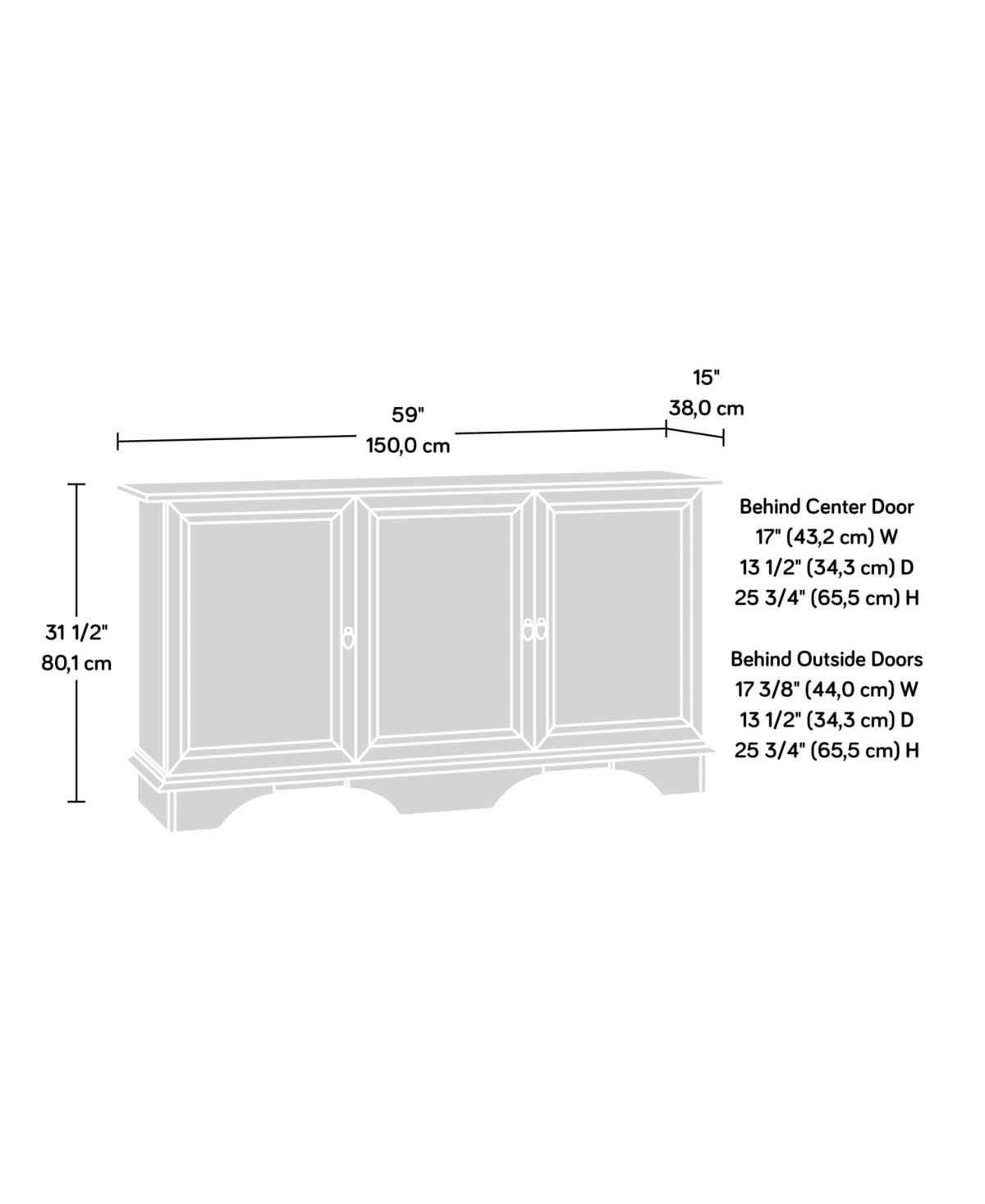 Curado Cherry Storage Cabinet I435786