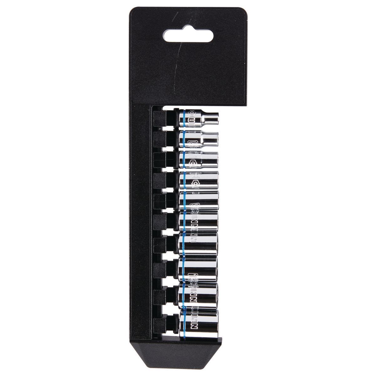 1/4 in. Drive Metric Chrome Socket Set, 10-Piece L2607