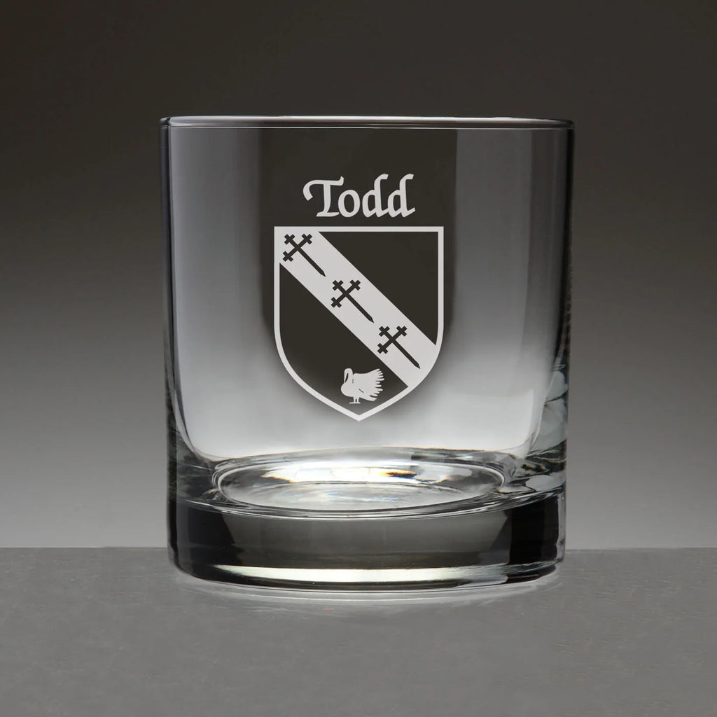 Set of 4 Etched Tumbler Glasses N832