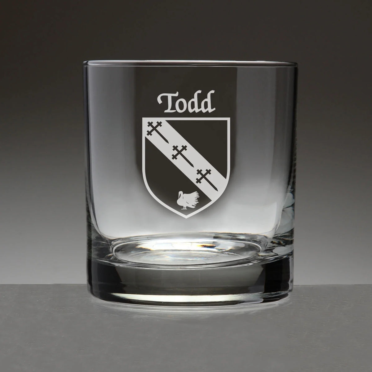 Set of 4 Etched Tumbler Glasses N832