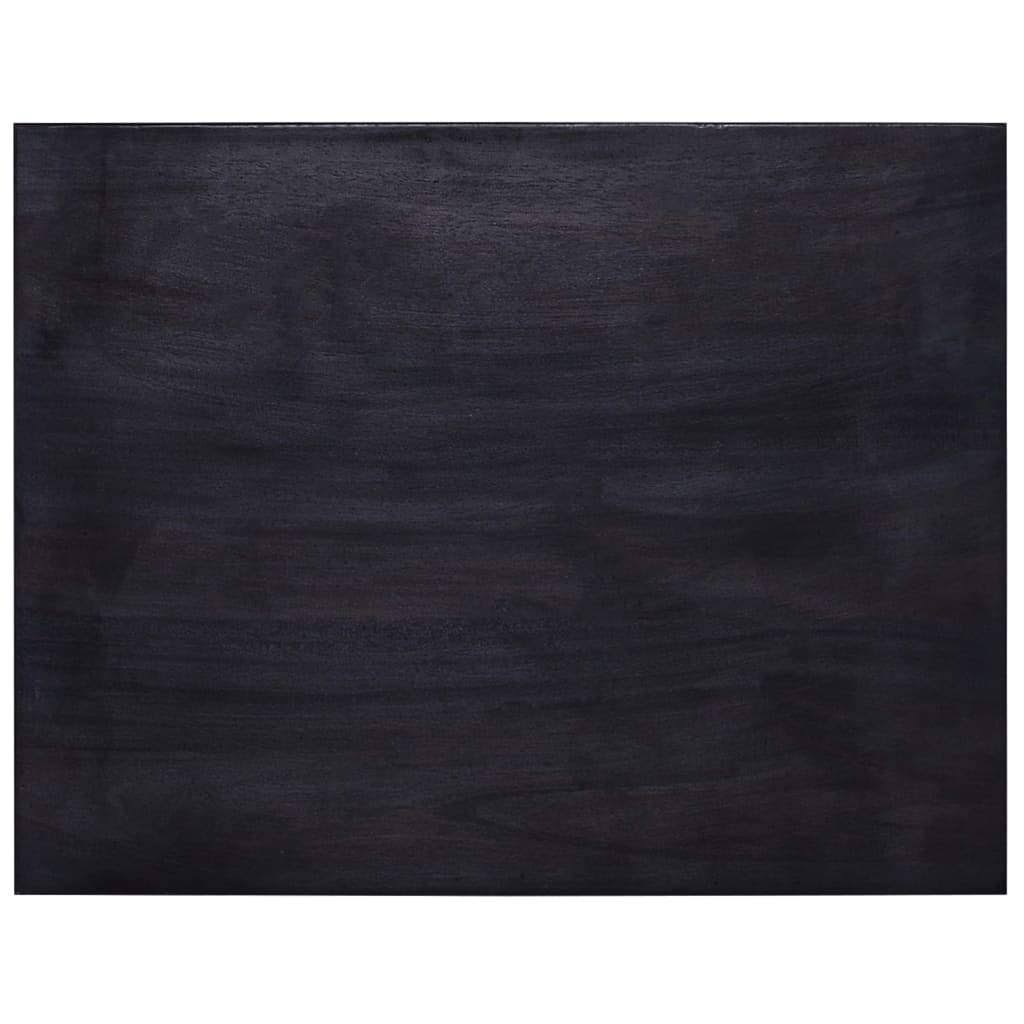 Black Solid Mahogany Wood Chest of Drawers L710