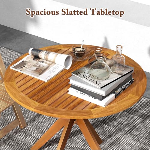 Round Wood Bistro Table M2204