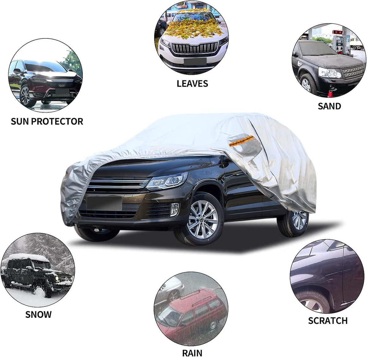 Waterproof Car Cover for Jeep Wrangler JK C5919