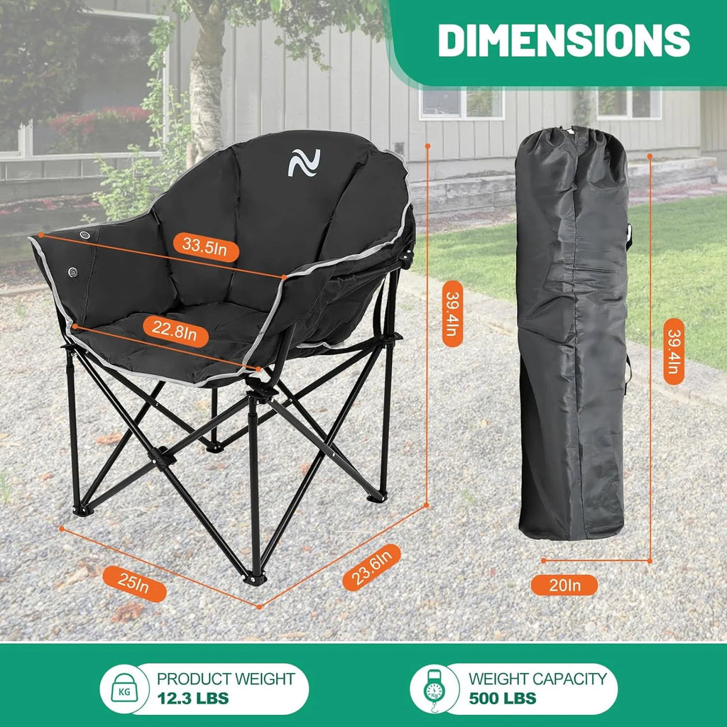 Oversized Heated Camping Chair X488639