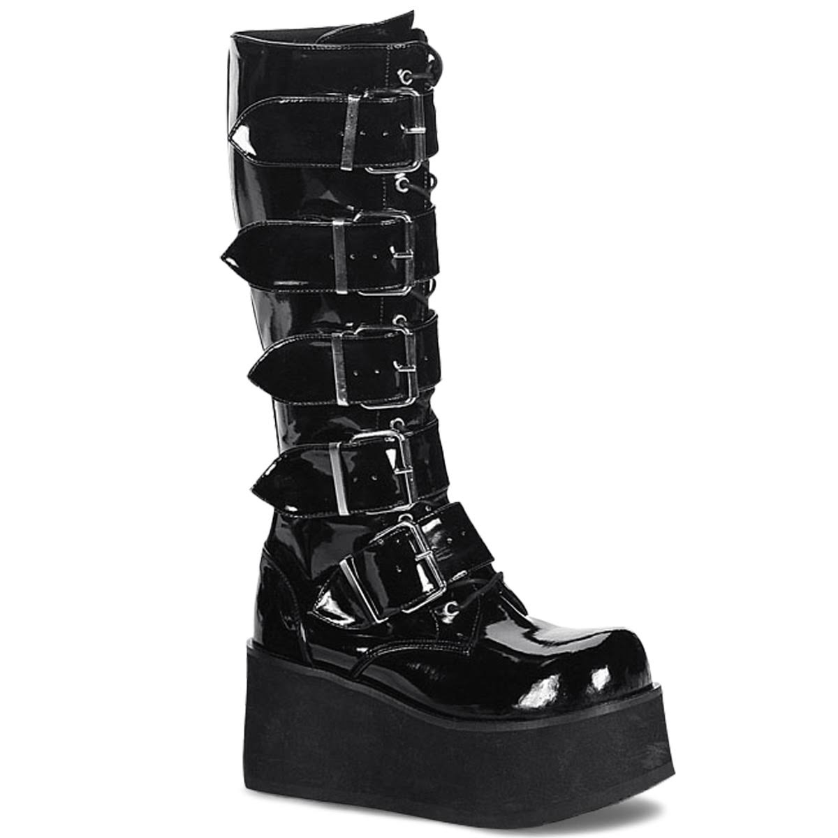 Black Patent Boots T374