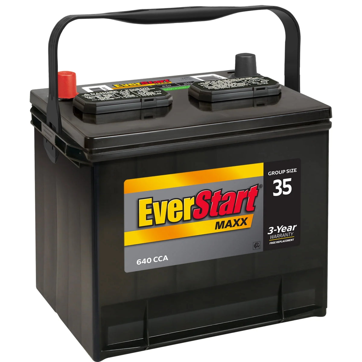Lead Acid Automotive Battery Group Size 35 12 Volt 640 CCA X667972