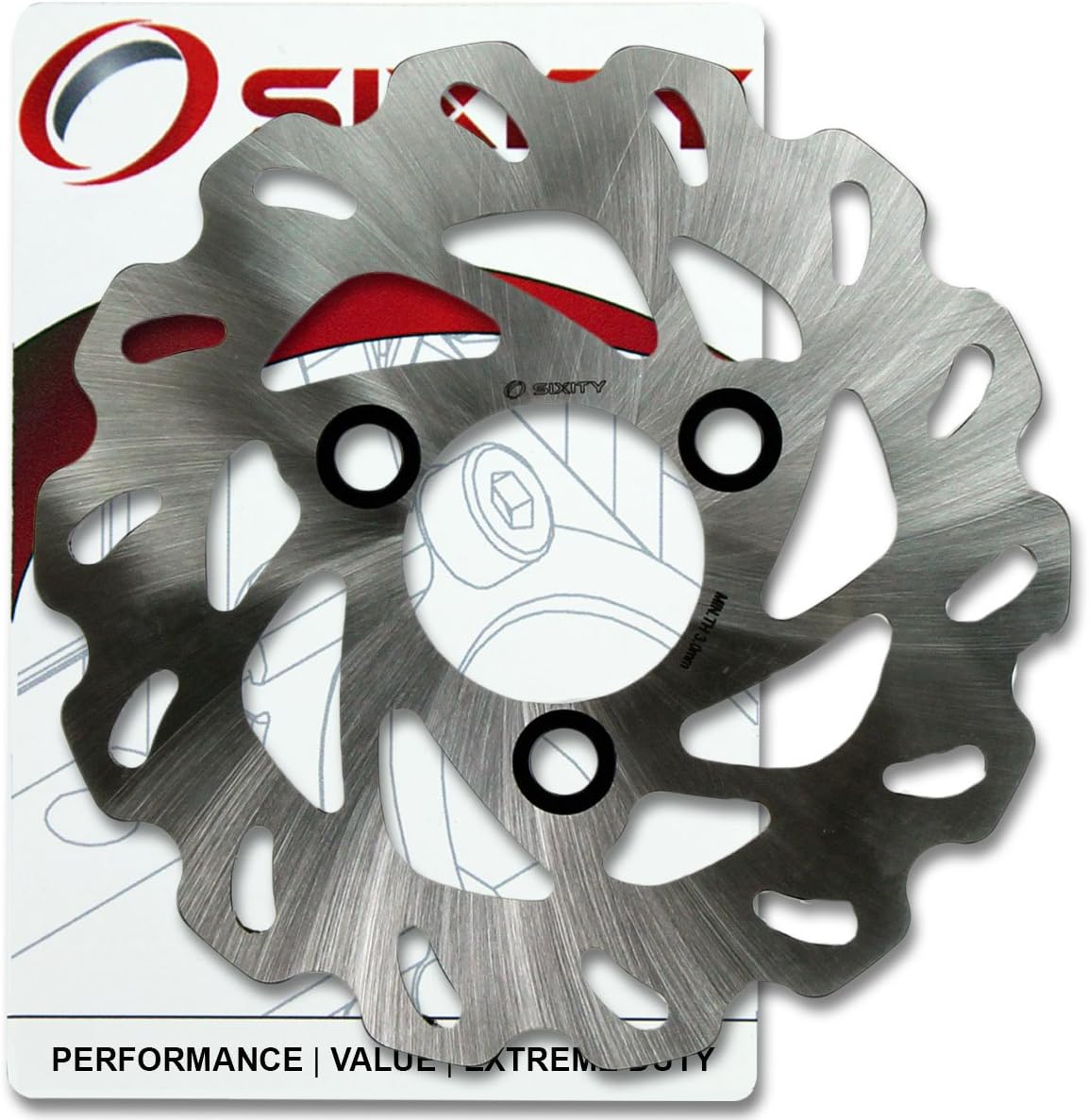 Rear Replacement Rotor Kit Pack of 2 K509
