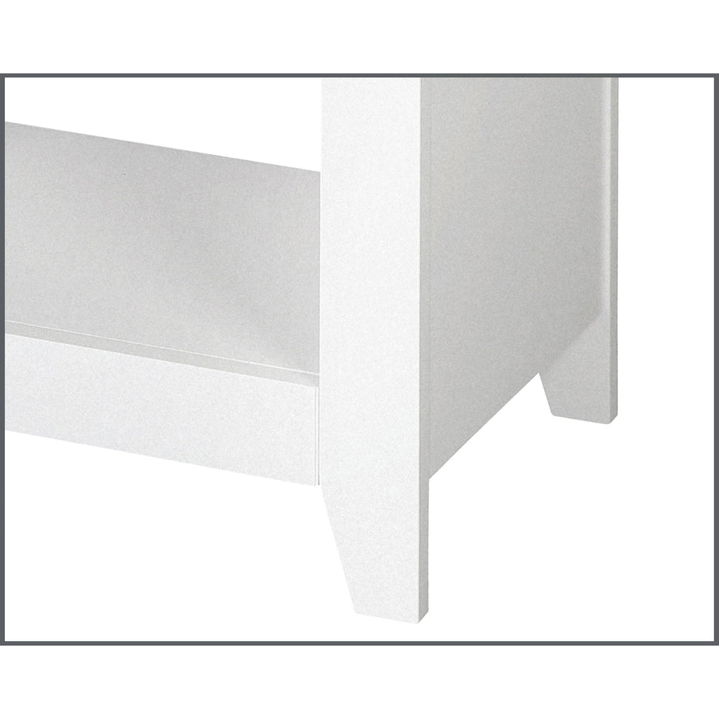 White 6-Cube Bookcase C418