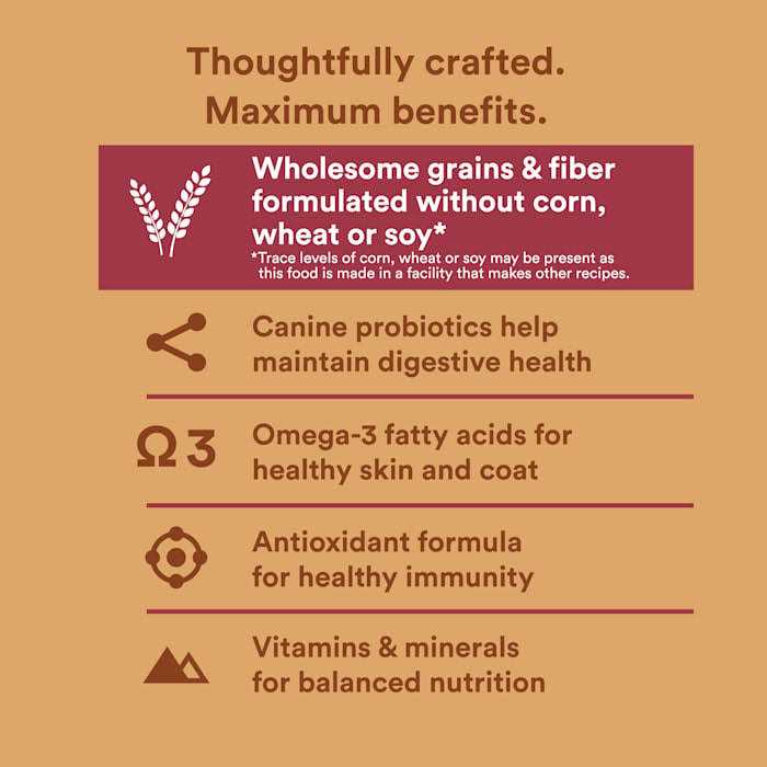 Whole Grains with Pork Beef & Lamb Dry Dog Food R287932