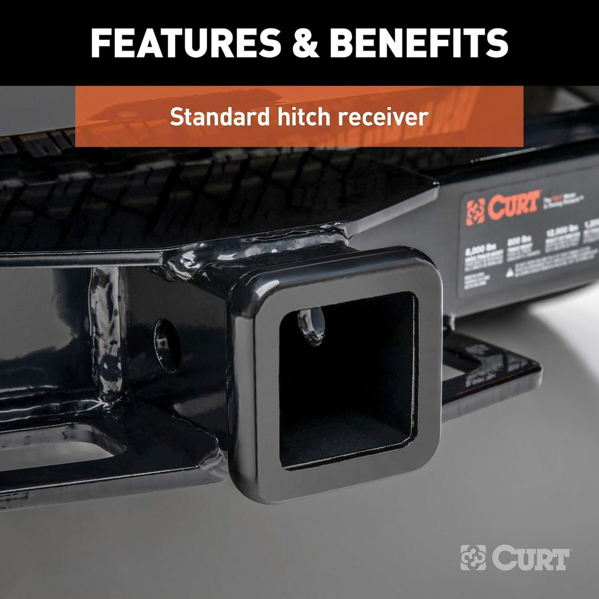 Class 3 Trailer Hitch, 2-Inch Receiver D4886