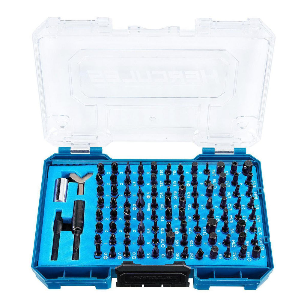 1 in. Impact-Rated Security Bit Set, 100-Piece D7694