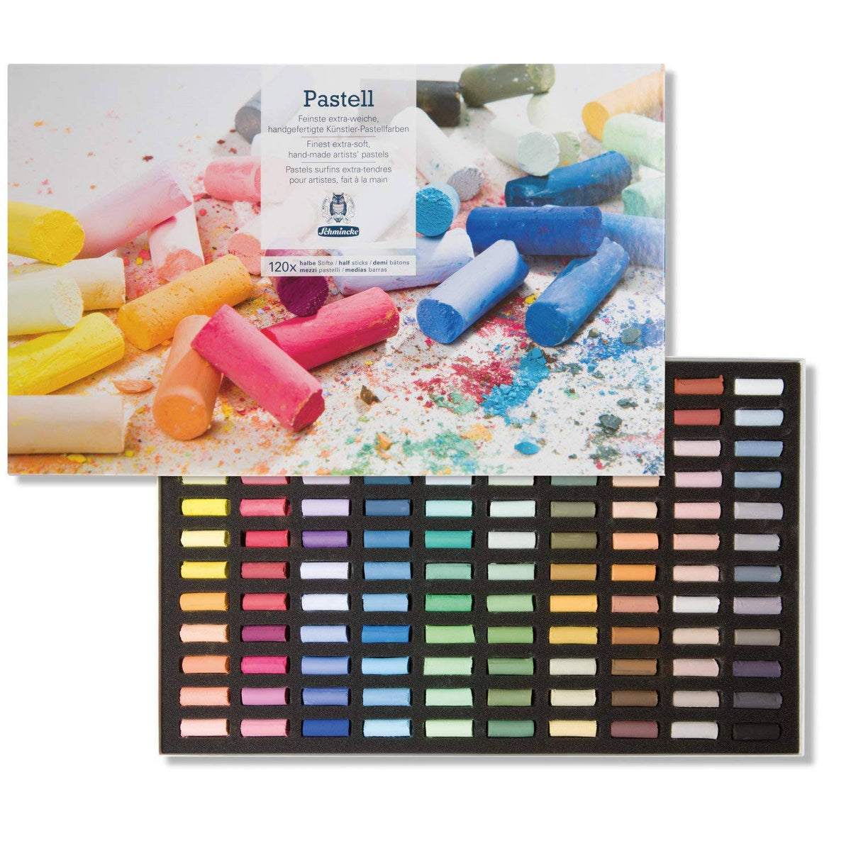 Soft Pastel Half Stick Cardboard Set of 120 F74727