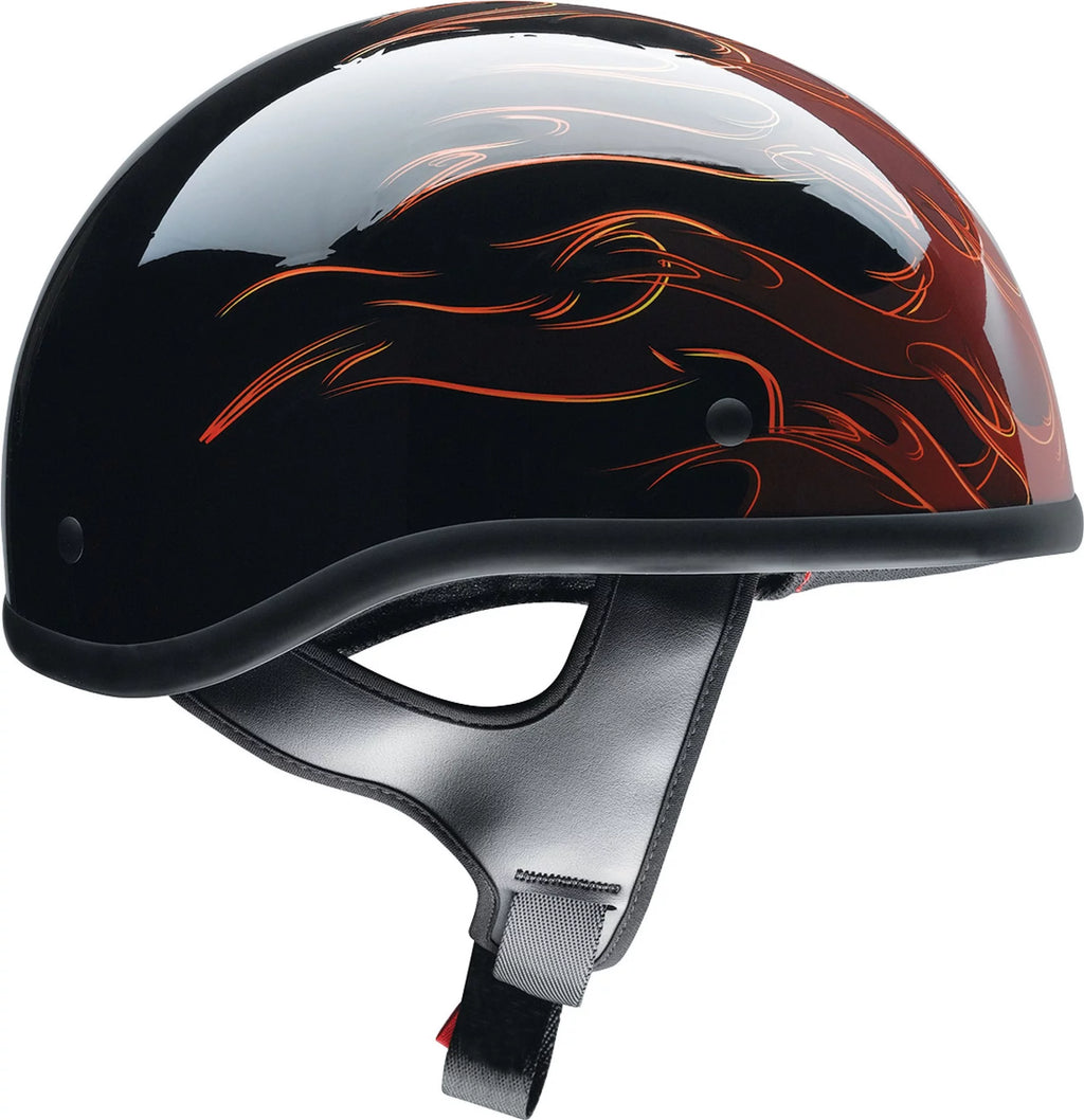 Red XXL Motorcycle Half Helmet B698085