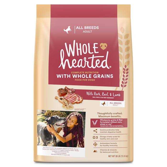 Whole Grains with Pork Beef & Lamb Dry Dog Food R287932