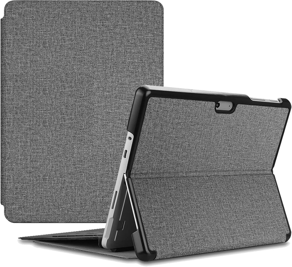 Grey Pack of 2 Slim Hard Shell Case for Surface Go D513