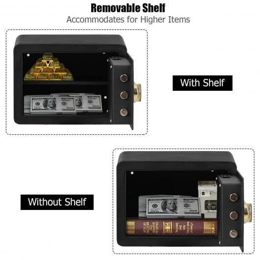 Keypad Security Safe Box 0.5 Cubic Feet G7116