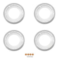 4 Pack 12 inch Lazy Susan Hardware with Screws and Pads U515