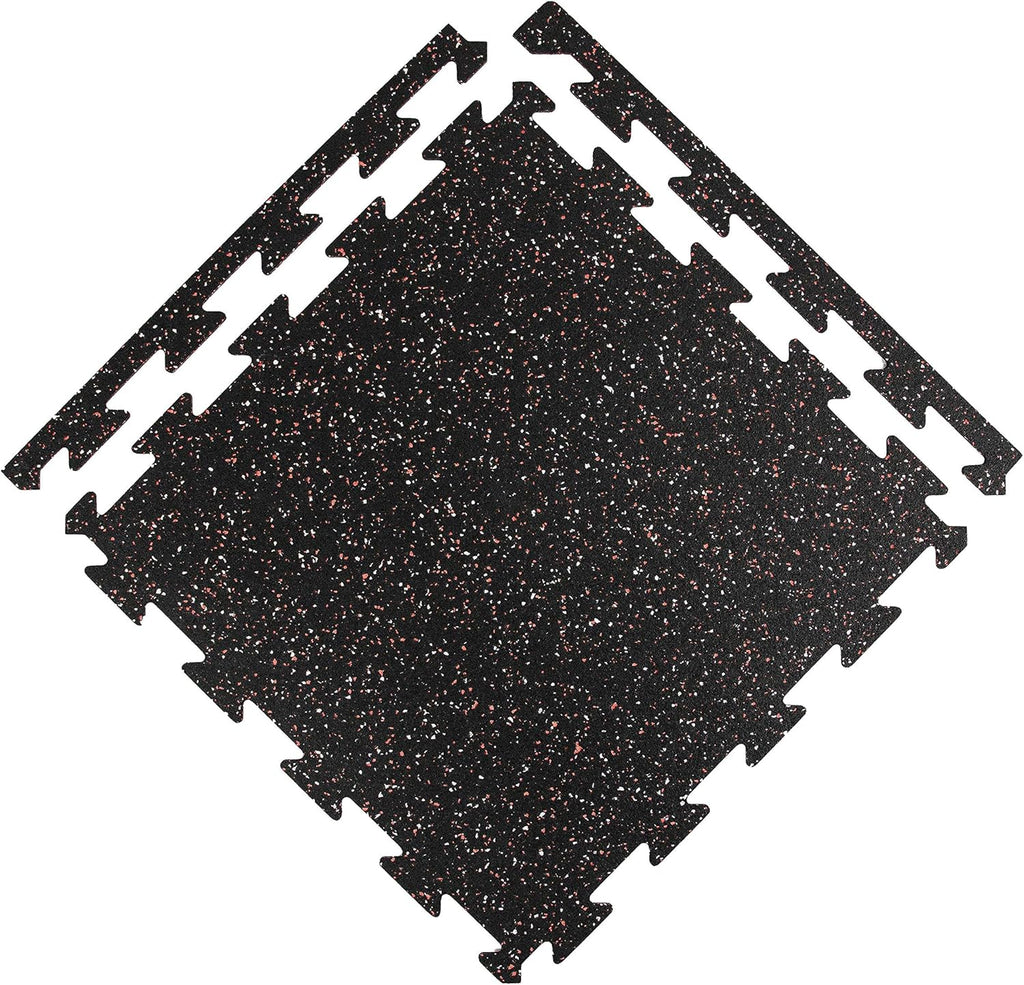 1/4 Inch Thick Eco-Lock Rubber Interlocking Floor Tiles M646