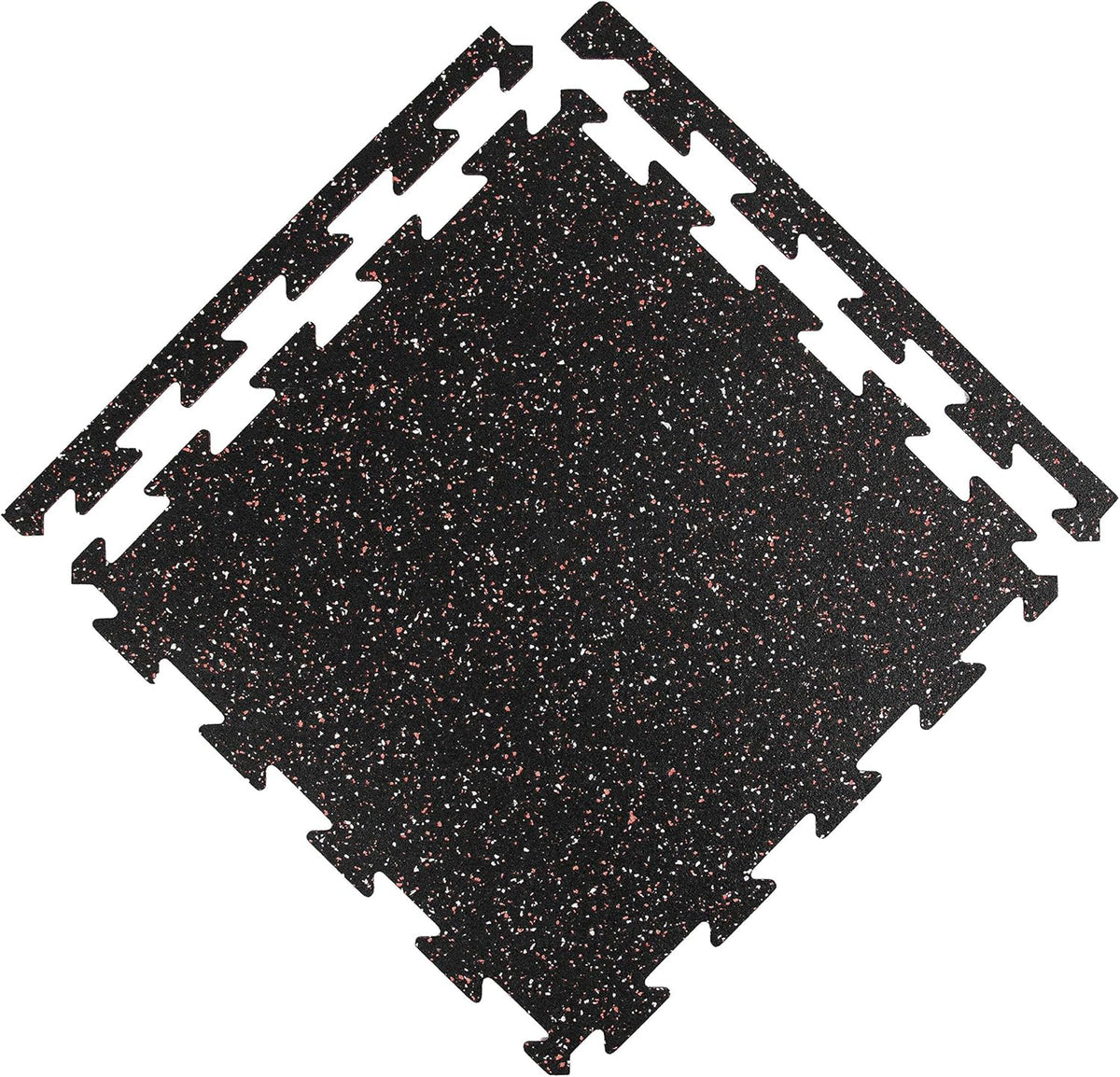 1/4 Inch Thick Eco-Lock Rubber Interlocking Floor Tiles M646