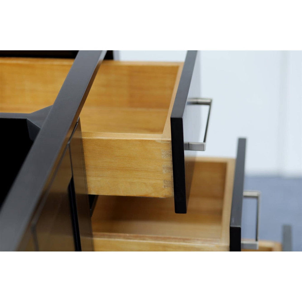 Gray Wood Vanity Cabinet Only V294