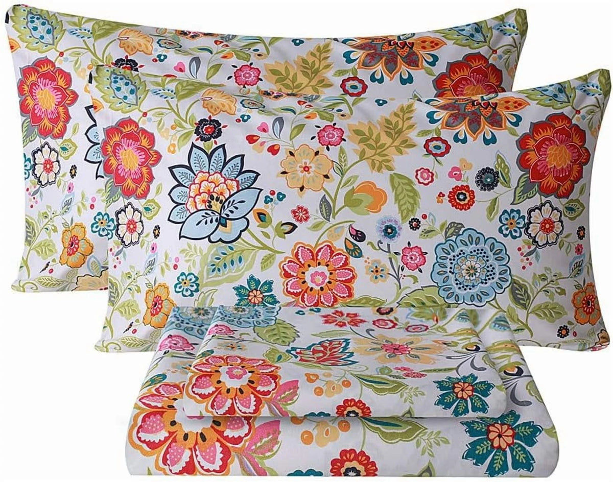 California King 4 Piece Microfiber Sheet Set with Deep Pocket R27591