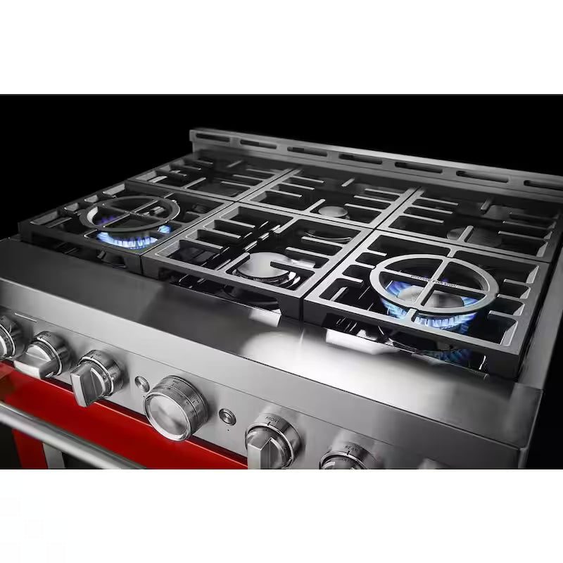 5.1 cu. ft. Smart Gas Range with Self-Cleaning and True Convection in Scorched Orange K31092