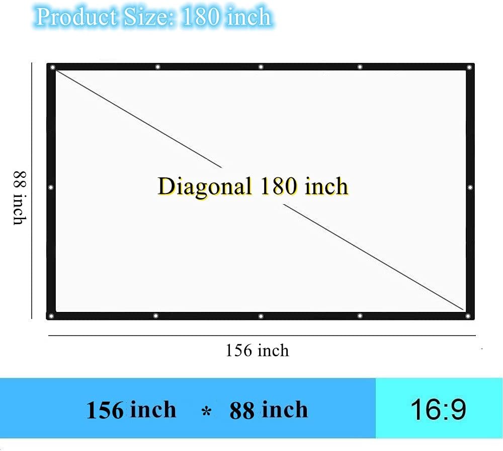 180 Inch 16:9 Portable Projector Screen E771