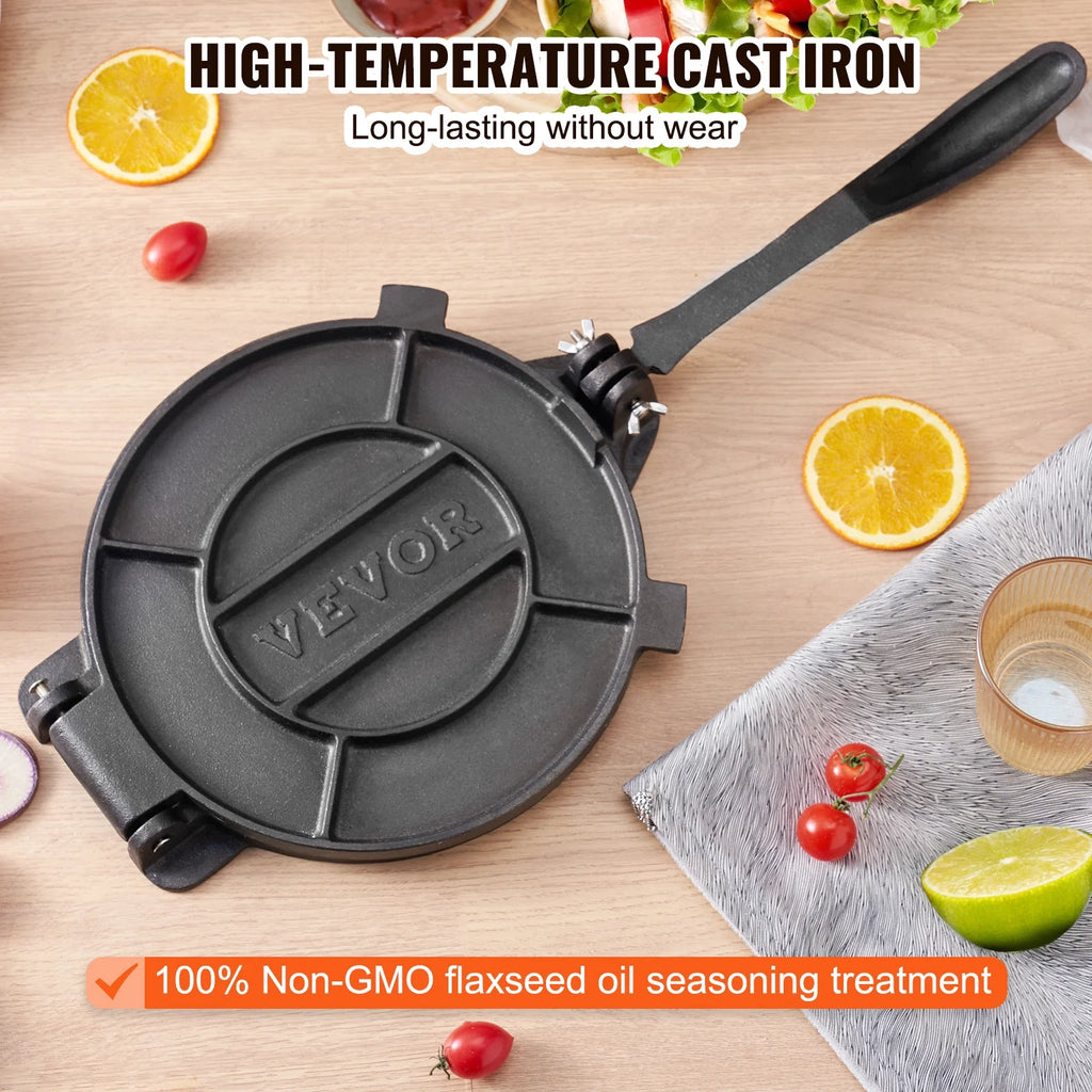 8 Inch Cast Iron Tortilla Press J65158