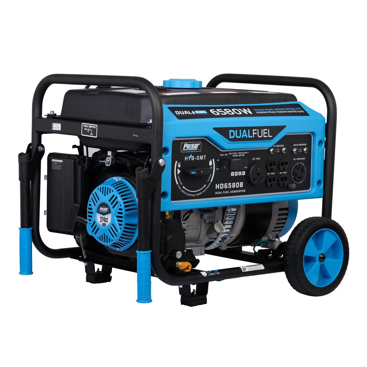 6580-Watt Dual Fuel Portable Generator P4350