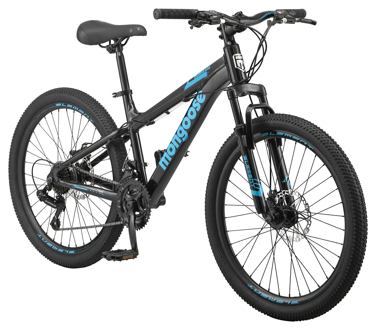 Black 24-in. 21 Speeds Mountain Bike Z573091