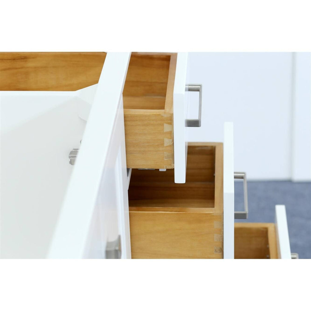 Gray Wood Vanity Cabinet Only V294