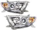 Headlight Assembly Pair Driver and Passenger Side N348