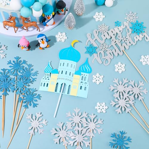 35 Piece Christmas Cake Topper Set W1436