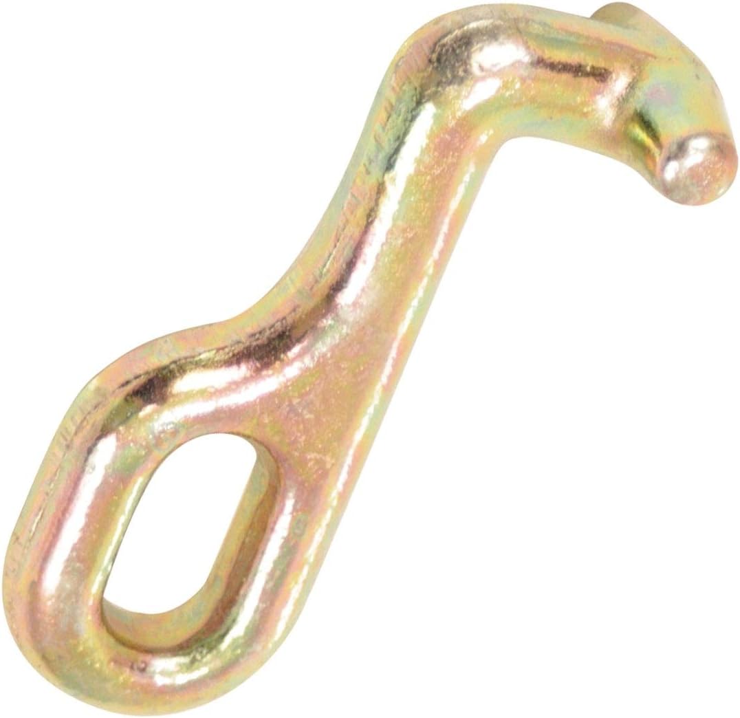 Tow Chain with 8 Inch Forged J Hook, Grade 70, 8 Foot, Pack of 2 D892
