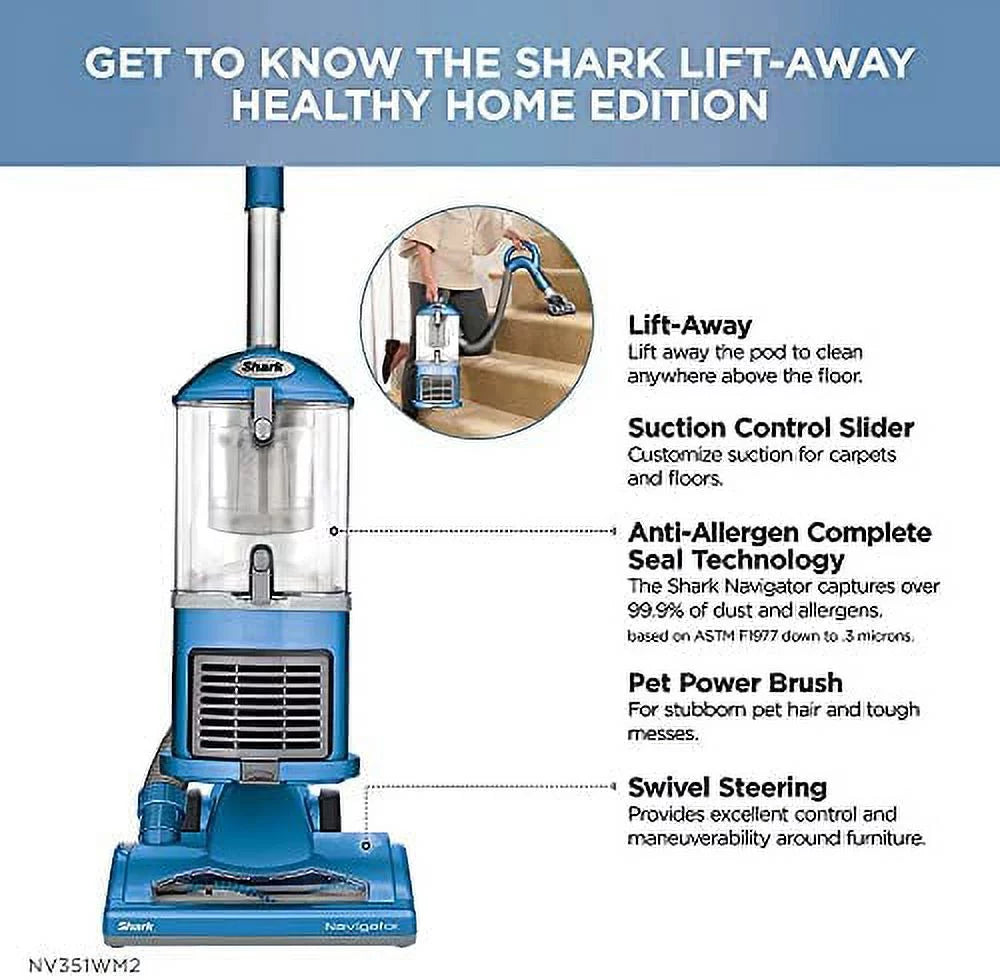 Canister and Upright Vacuum for Carpet and Hard Wood Floors K6852