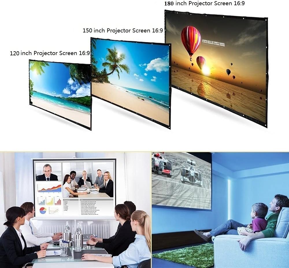 180 Inch 16:9 Portable Projector Screen E771