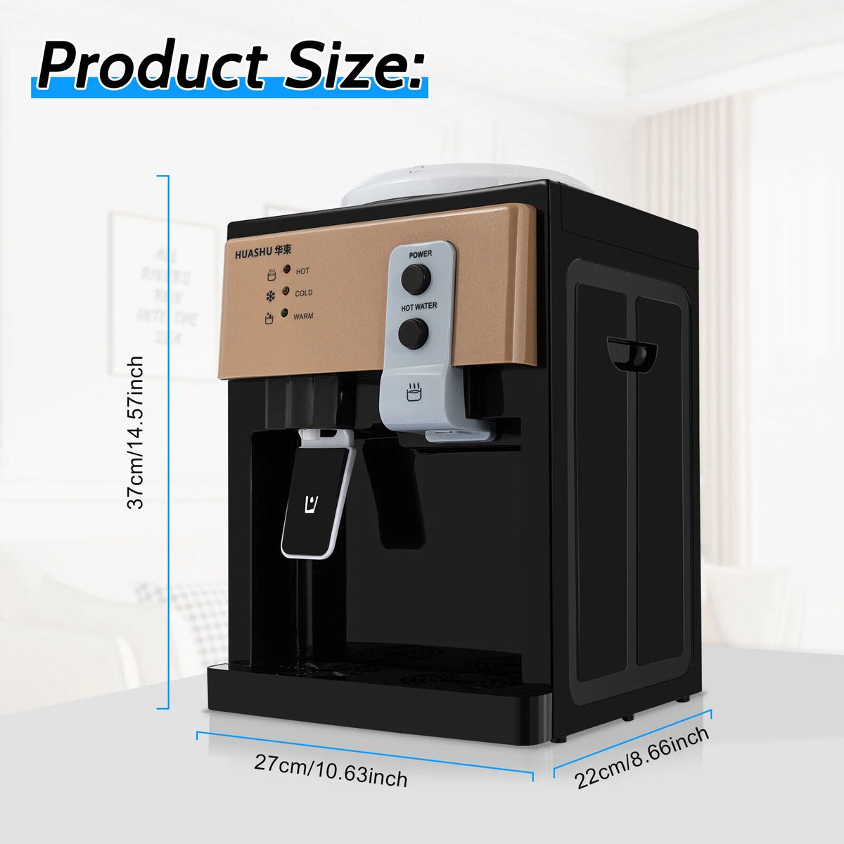 550W Electric Hot & Cold Water Cooler Dispenser U41016