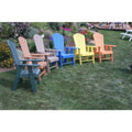 Orange Recycled Plastic Adirondack Chair A728