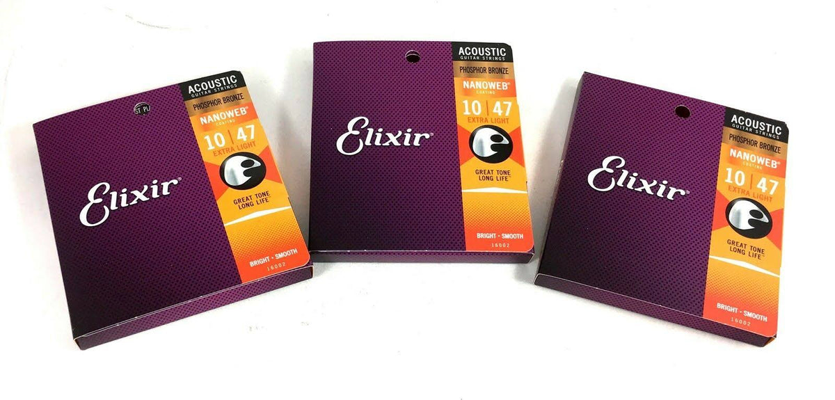 Phosphor Bronze Extra Light Guitar Strings 3 Pack J94821