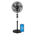 16-inch Smart Pedestal DC Fan with Wi-Fi, Black D595