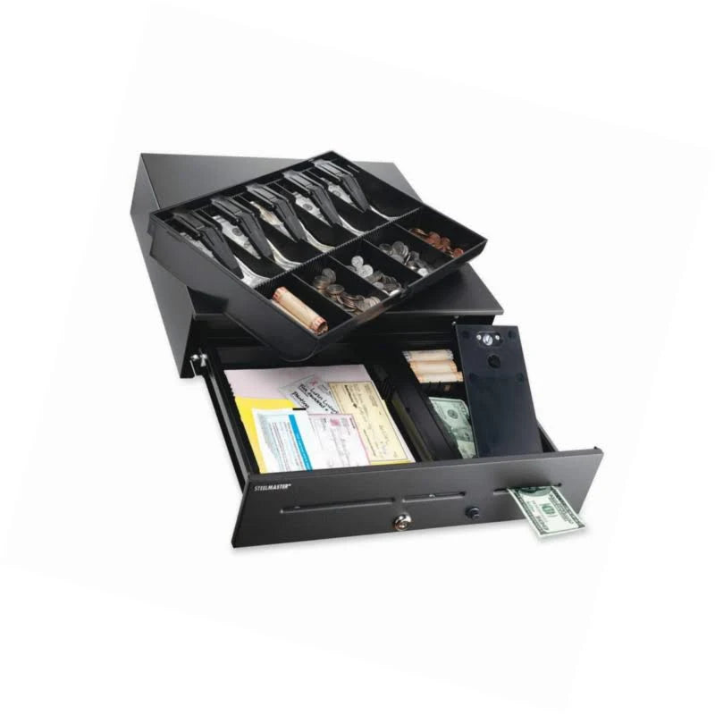 Black High-Security Cash Drawer R7686