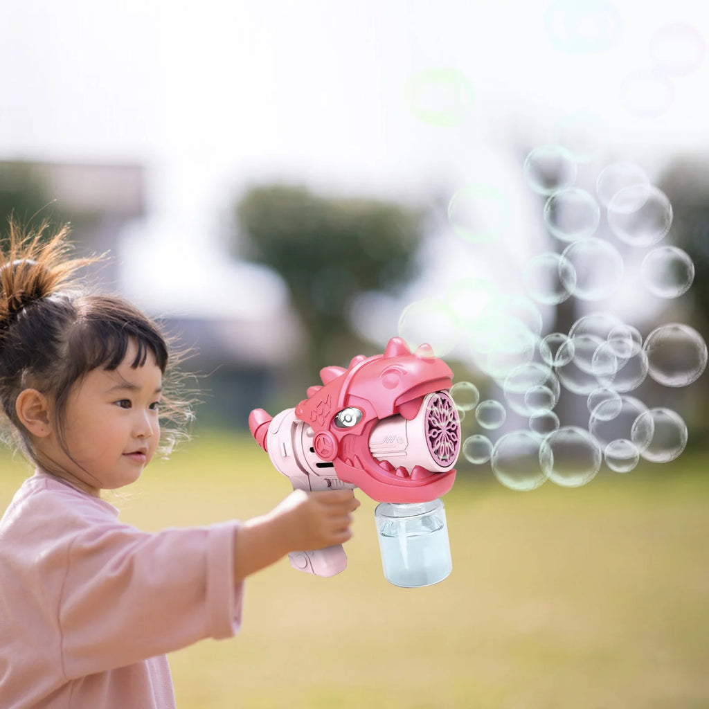 Electric Bubble Machine Toys For Children Silver F12477