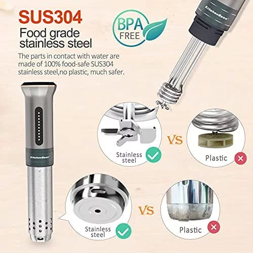 1100 Watt IPX7 Waterproof Sous Vide Cooker S468408