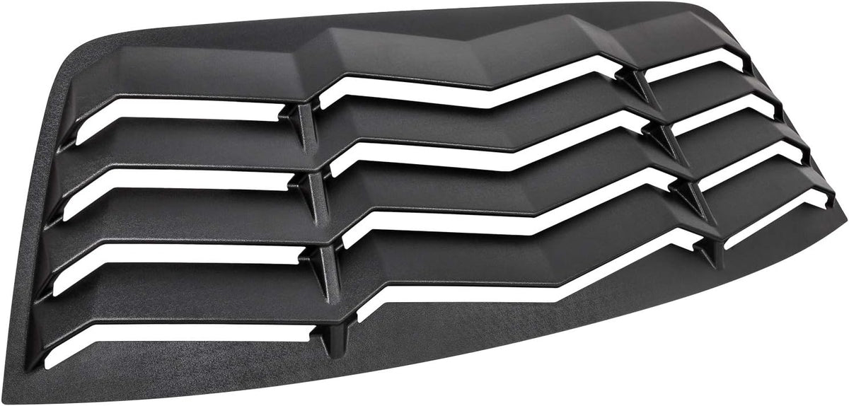 Rear Window Louver Windshield Sun Shade Cover for Dodge Challenger Custom Fit ABS Matte Black U276039